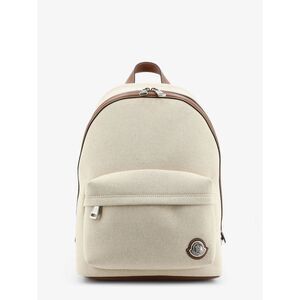 Moncler Men Carlo Canvas Backpack With Embossed Moncler Logo